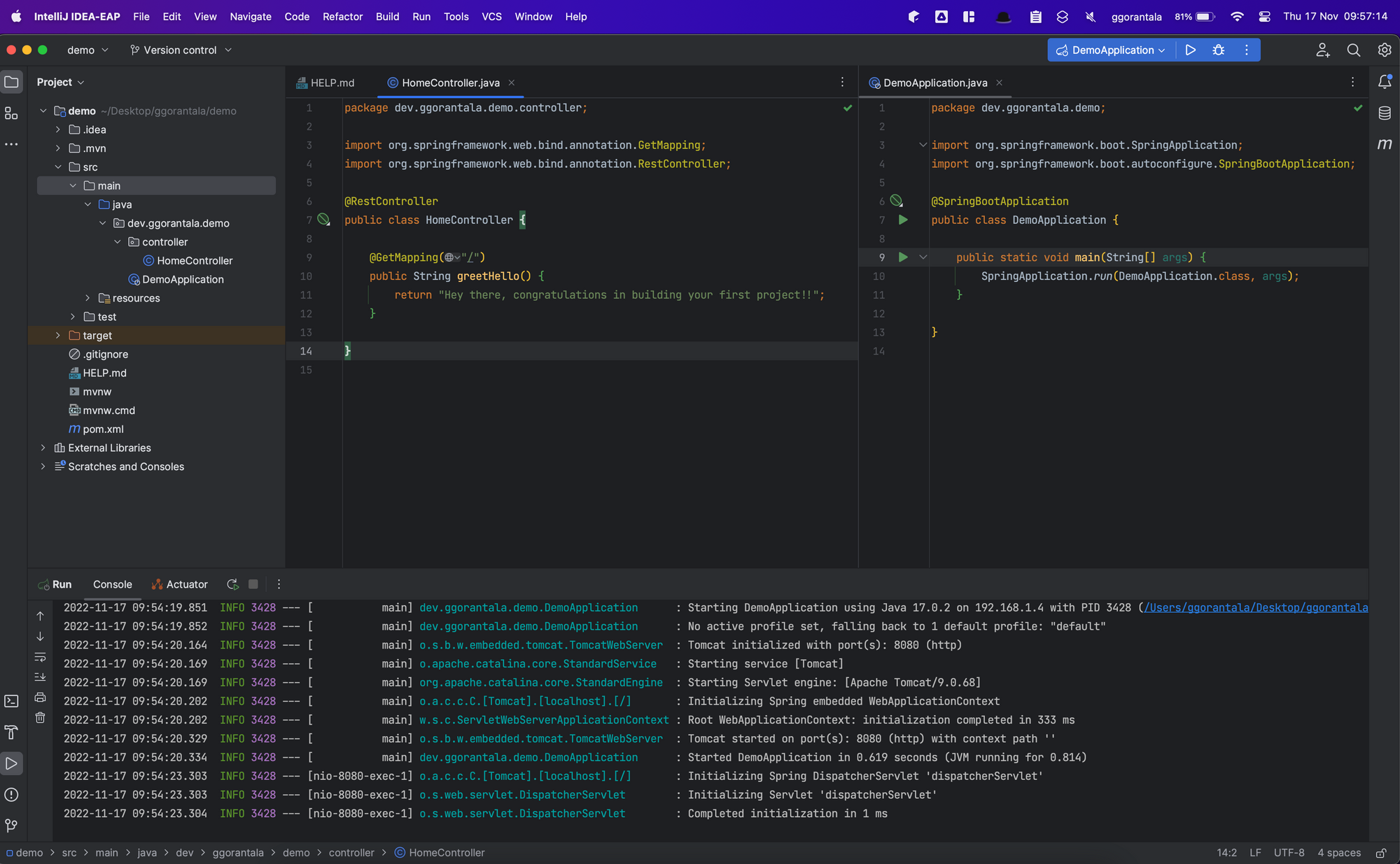 How To Create Spring Boot Project using Spring Starter Kit