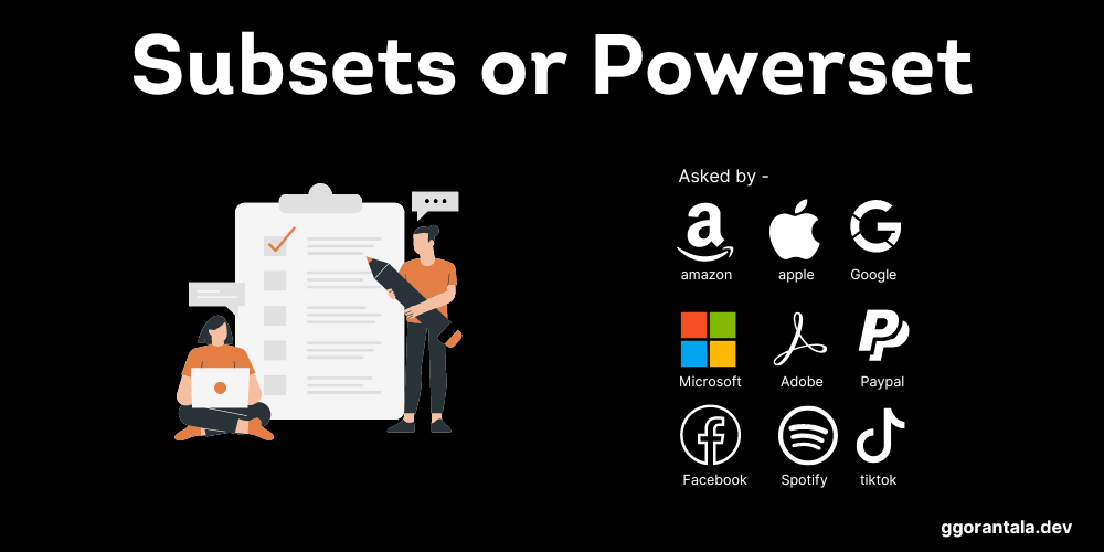 Subsets or powerset of an array